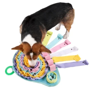 Cute Jellyfish Shape Snuffle Mat for Dogs – Anti-Slip Washable Pet Training Feeding Mat