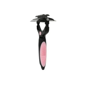 Pink 3-in-1 Pet Grooming Comb Detangling and Dematting Tool
