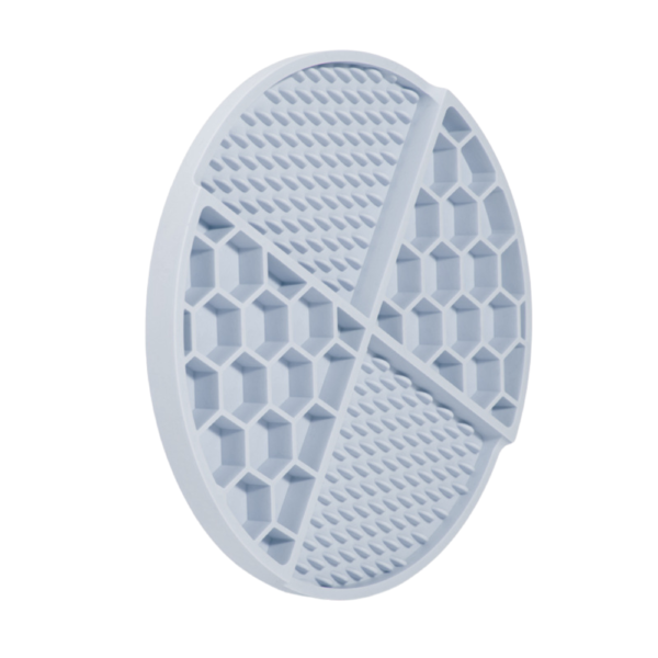 35ce17006cd09e801dd0c0c58e950a5f Grey silicone pet slow feeder licking pad