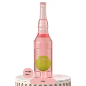 4e57afdb811f1f66d3dbef35cfcbb461 Large Pink Squeaky Bottle Dog Toy with Floating Ball
