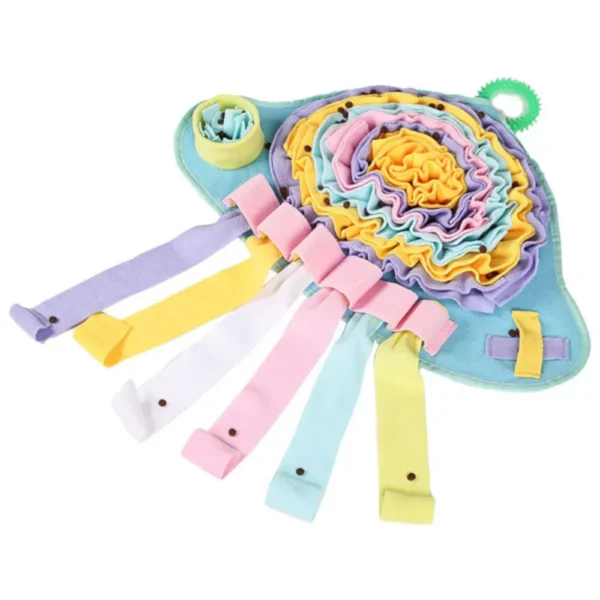 6057d7fcf6a0abbdef47d37b0a995ca7 Multi-color fleece snuffle mat for dogs – assorted pastel colors
