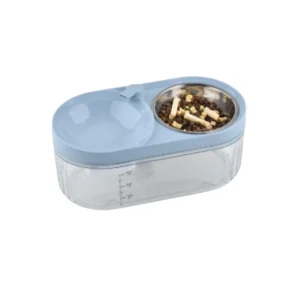 Electric Pet Water Fountain Feeder with Detachable Bowl & Filtration System | Dual Function Automatic Food & Water Dispense