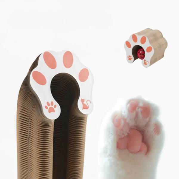 a2d231dffd5567efae1be7c621b8b181 Eco-friendly cardboard cat scratcher for claw grinding and play