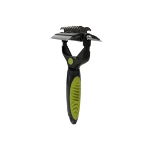 Green 3-in-1 Pet Grooming Comb Detangling and Dematting Tool
