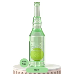 a34903e0567879db37558b9790b81346 Large Green Squeaky Bottle Dog Toy with Floating Ball