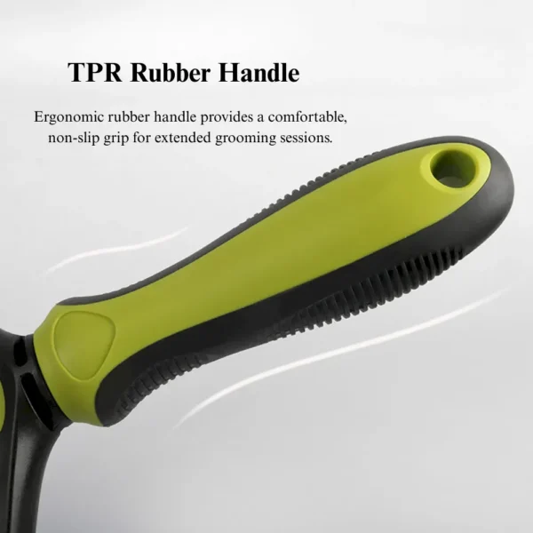 bae0a2785a7ab5181622dae8803f13ed Close-up of dematting blades and handle grip – Pet Grooming Comb Wholesale