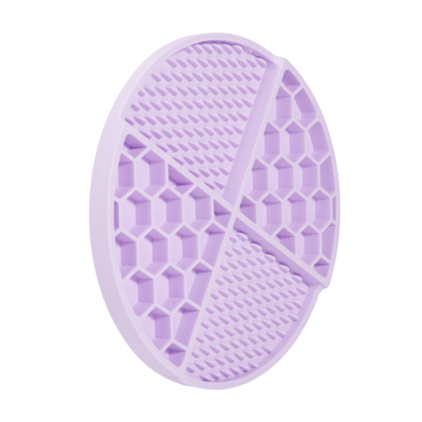 e172a9c92a6c69ed30743cc873760712 Purple silicone dog and cat licking mat slow feeder