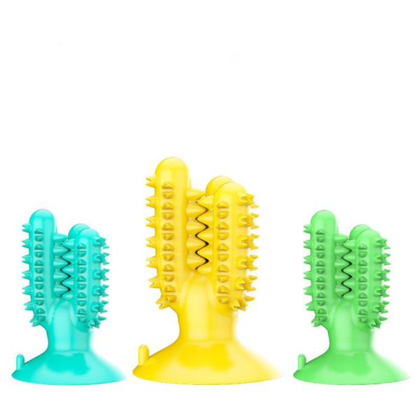 Wholesale Cactus Shape Dog Toothbrush Chew Toy – Teeth Cleaning, Dental Health & Interactive Training Toy