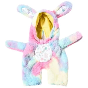 Easter Bunny Dog Costume – Colorful Plush Hooded Outfit for Small Pets | Wholesale Pet Apparel