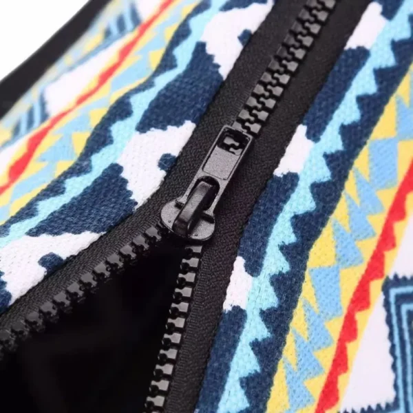 10007 Close-Up of Breathable Mesh Opening on Pet Shoulder Carrier Bag
