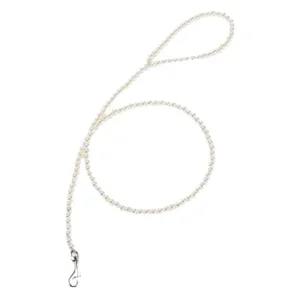 White Pearl Dog Leash for Small Dogs and Cats