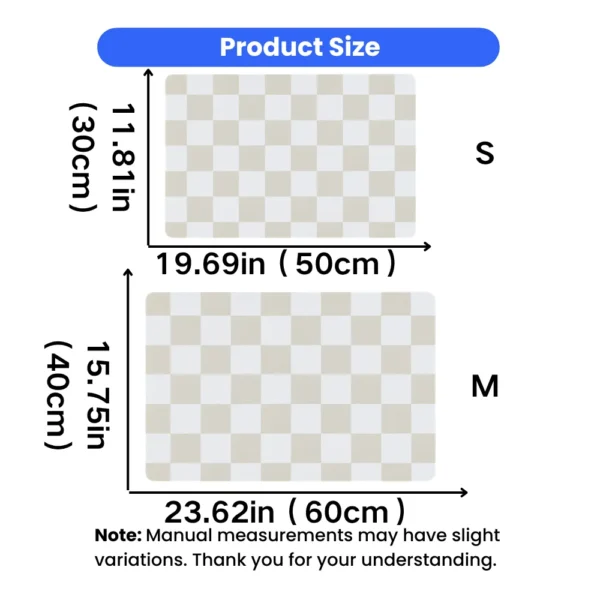 cfwwm0291709-03.webp Waterproof Checkerboard Pet Feeding Mat for Dogs and Cats – product view 3