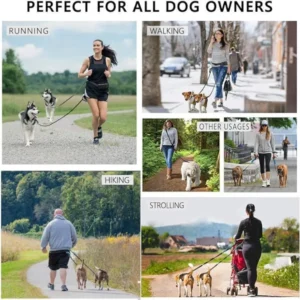 Outdoor Sports Reflective Dog Leash with Bag – product view 2