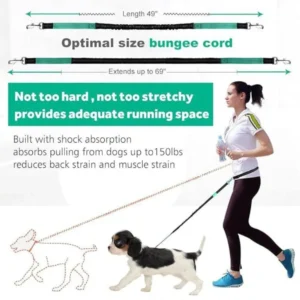 Outdoor Sports Reflective Dog Leash with Bag – product view 3