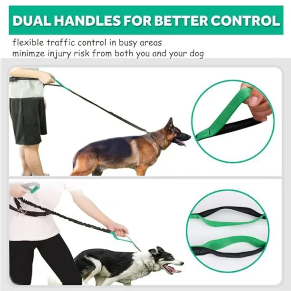 dchwm0002229-04.webp Outdoor Sports Reflective Dog Leash with Bag – product view 4