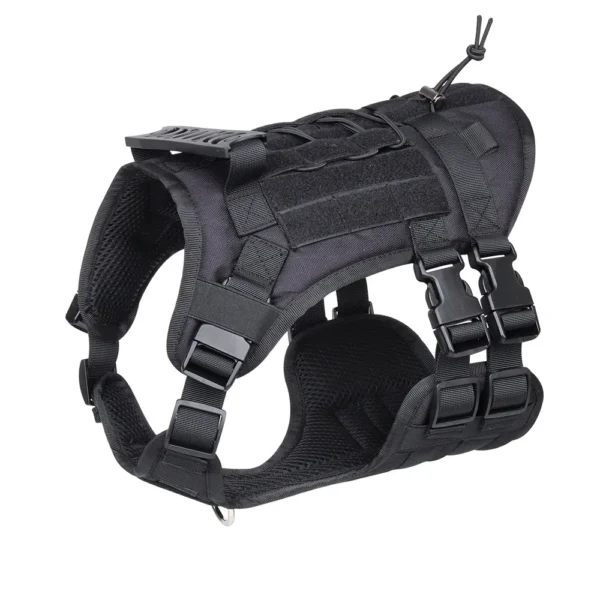 Tactical Dog Harness Vest Oxford Fabric for Large Dogs