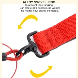 Heavy-Duty Anti-Sudden Pull Dog Leash for Dogs Anti-Escape P-Chain – product view 3