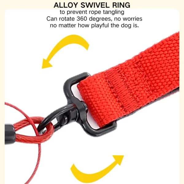 dchwm0024334-03.webp Heavy-Duty Anti-Sudden Pull Dog Leash for Dogs Anti-Escape P-Chain – product view 3
