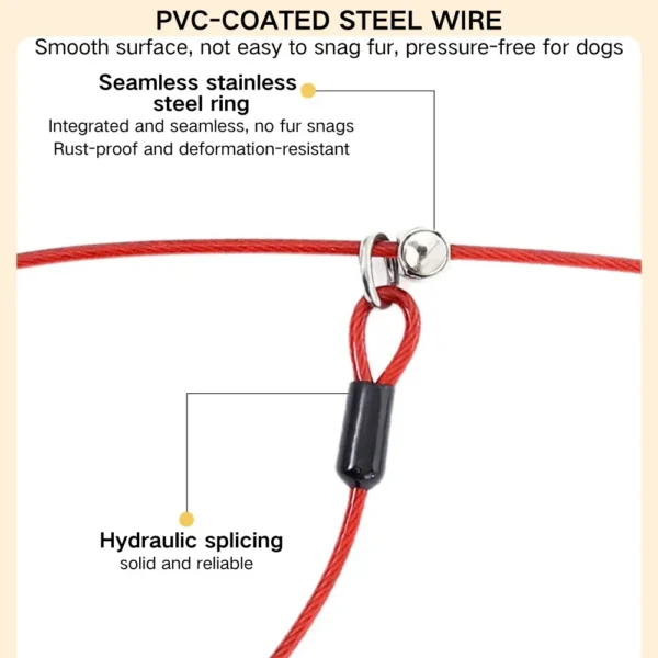 dchwm0024334-06.webp Heavy-Duty Anti-Sudden Pull Dog Leash for Dogs Anti-Escape P-Chain – product view 6
