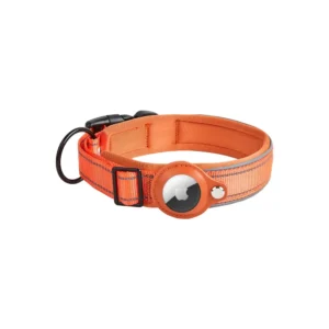 Reflective Adjustable GPS Pet Tracker Protective Case Collar | Wholesale Dog Collars