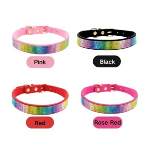 dchwm0028630-04.webp Adjustable Sparkling Soft Pet Collar – product view 4