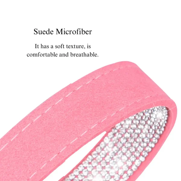 dchwm0033088-02.webp Sparkling Rhinestone Dog Collar for Small Medium Dogs – product view 2