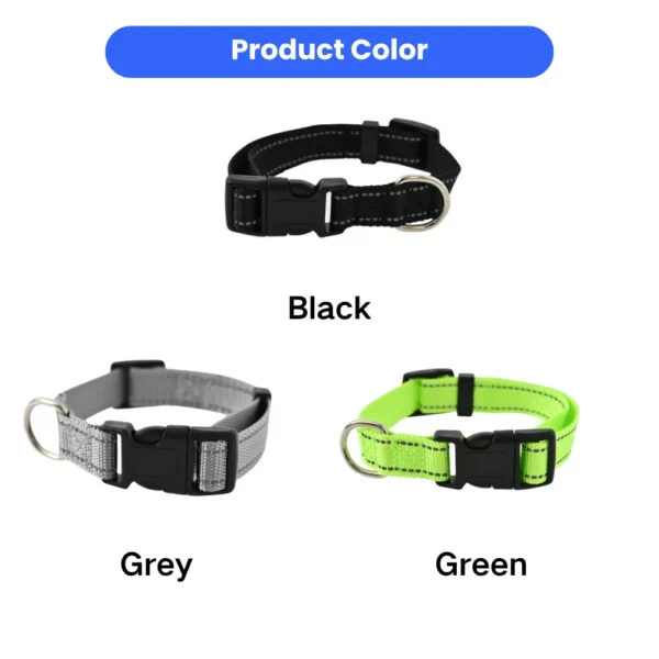 dchwm0034848-02.webp Reflective Adjustable Pet Collar Sporty Collar For Dogs – product view 2