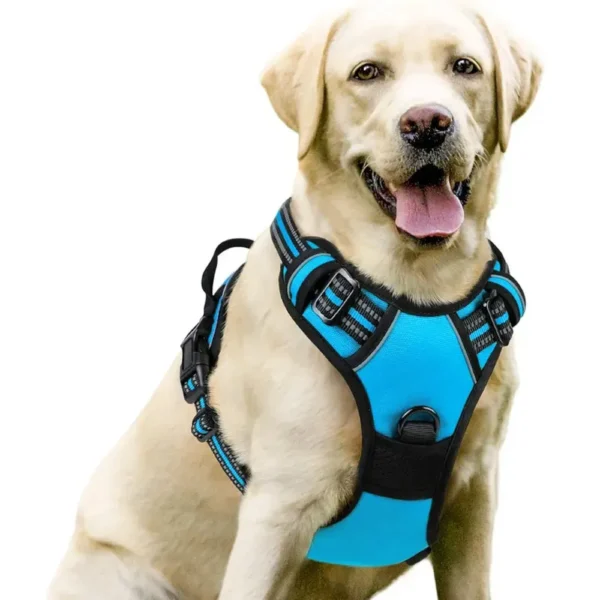 Reflective Heavy-Duty Pet Harness for Large Dogs