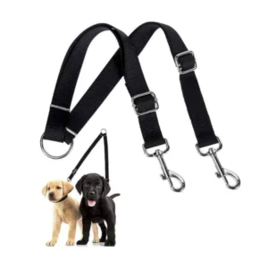 Sturdy Walking Training Adjustable Two Dog Splitter Leash | Wholesale Dog Leashes