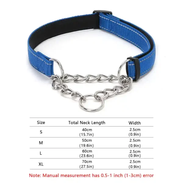 dchwm0043448-02.webp Stainless Steel Collar For Dog and Cat Chain Martingale Pet Collar – product view 2