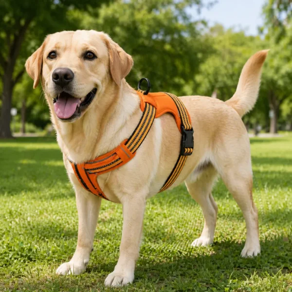 dchwm0046580-05.webp Reflective Dog Harness with Thickened Control Handle – product view 5