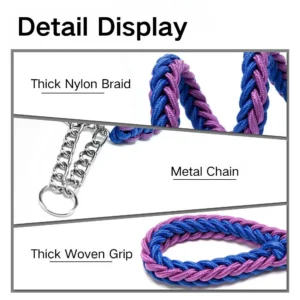 dchwm0047096-07.webp Nylon Eight-Strand Rope Braiding Anti-Shock Leash for Large Dogs – product view 7