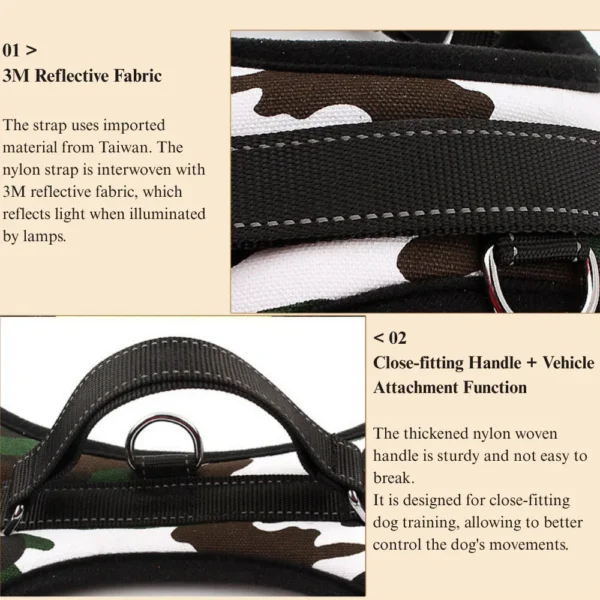 dchwm0048818-02.webp Dog Vest Harness with Handle, Pet Harness for Small Medium Large Dogs – product view 2
