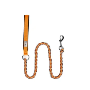 Chew Proof Metal Dog Leash for Medium Large Dogs