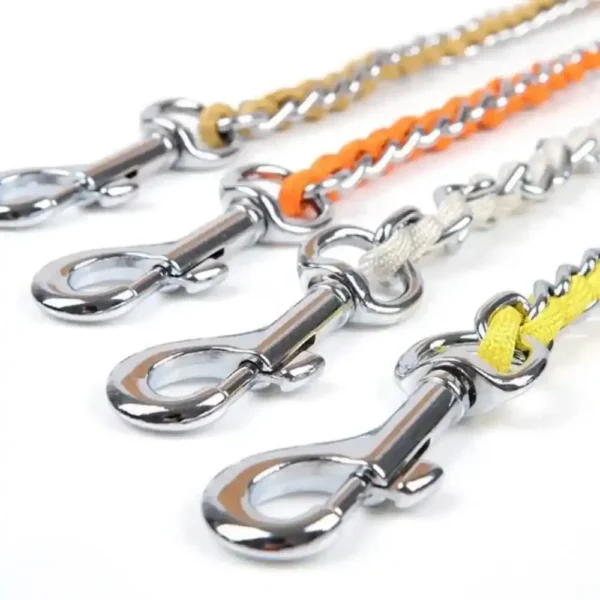 dchwm0051504-02.webp Chew Proof Metal Dog Leash for Medium Large Dogs – product view 2