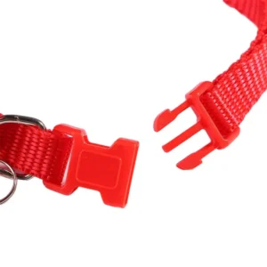 dchwm0060402-04.webp Cute Pet Safery Collar with Plaid Bow and Bell – product view 4