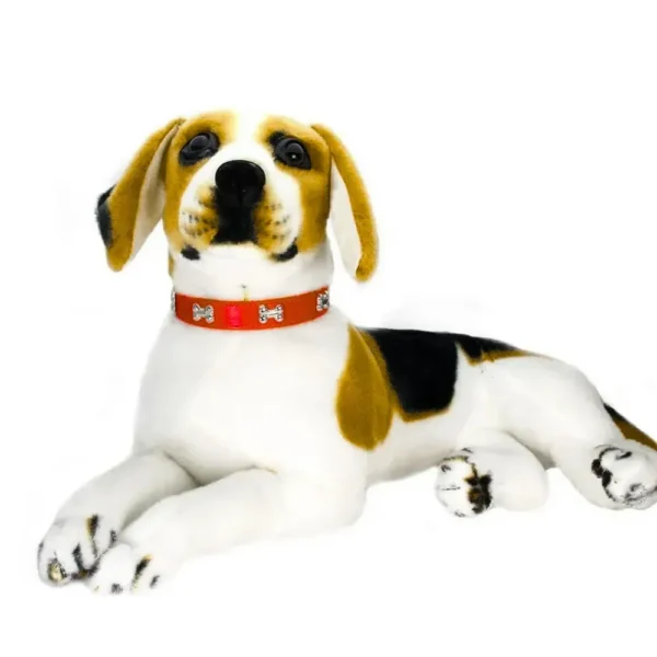dchwm0062025-02.webp Leather Dog Collar with Metal Bone Decorations – product view 2