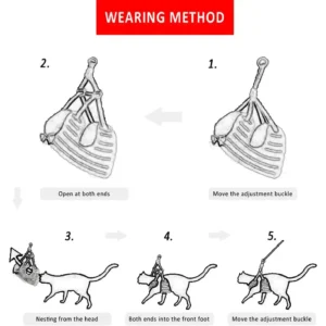 Small Dog Harness and Leash Set Pet Harness with Soft Mesh – product view 2