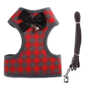 dchwm0063645-06.webp Small Dog Harness and Leash Set Pet Harness with Soft Mesh – product view 6