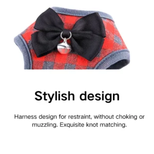 dchwm0063645-07.webp Small Dog Harness and Leash Set Pet Harness with Soft Mesh – product view 7