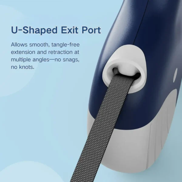 dchwm0109892-03.webp Whale Design Retractable Pet Leash with Ergonomic Grip for Small Pets – product view 3