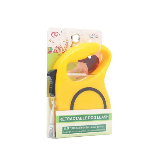 dchwm0115827-01.webp 9.8 Ft Retractable Dog Leash with Nylon Tape and Chrome-Plated Hook
