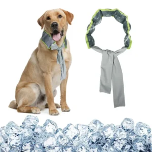 Summer Outdoor Wearable Cooling Neck Wrap for Dogs – product view 3