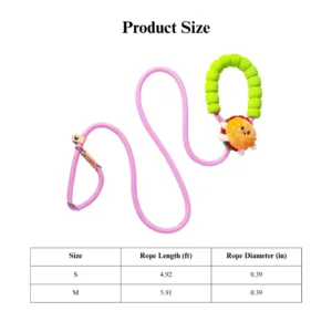Dog Leash Cartoon Style with P Rope Design – product view 4