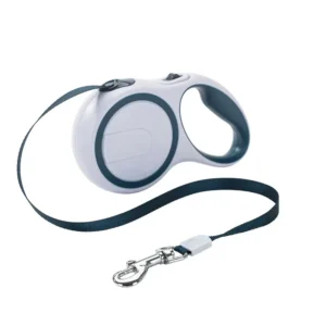 16.4 Ft Retractable Dog Leash with 360°Tangle-Free Nylon Tape, One-Handed One Button Lock