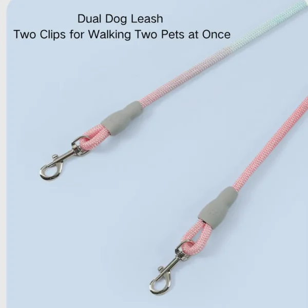 dchwm0136121-07.webp Outdoor Walking Woven Nylon Pet Rope Double Dog Leashes – product view 7