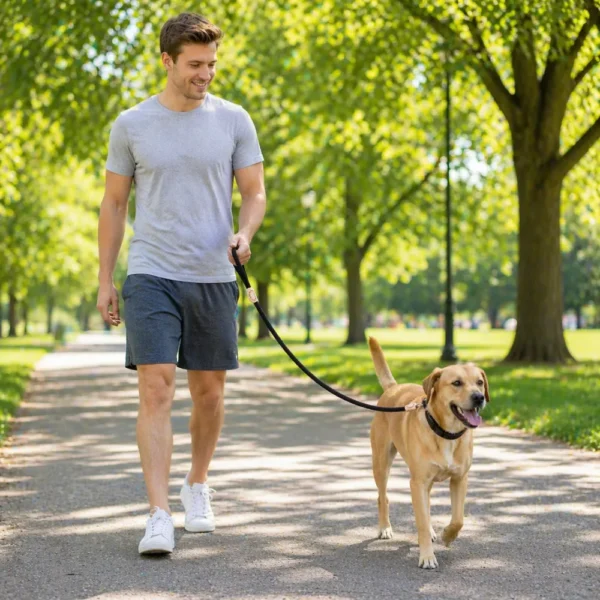 dchwm0143705-05.webp Outdoor Woven Lead P Type Rope Pet Dog Leashes for Training and Walking – product view 5