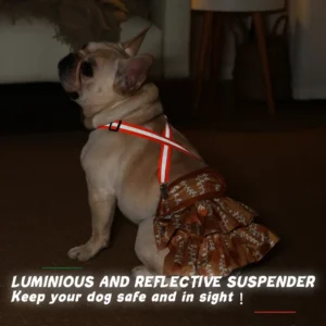 dchwm0146461-02.webp 2 Pack Reflective Adjustable Pet Dog Diaper Harness with Straps – product view 2