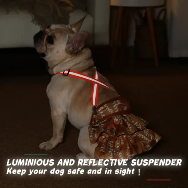 dchwm0146461-02.webp 2 Pack Reflective Adjustable Pet Dog Diaper Harness with Straps – product view 2