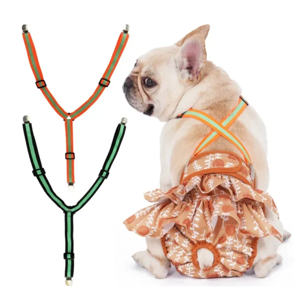 dchwm0146461-03.webp 2 Pack Reflective Adjustable Pet Dog Diaper Harness with Straps – product view 3